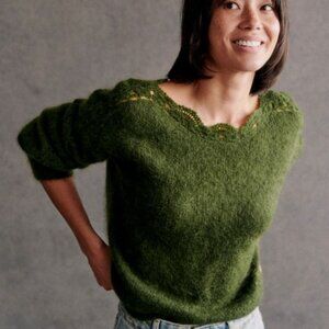 Sezane Stacy Jumper Perfect Green S